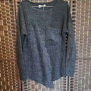 Gray Women's Crew Neck Sweater